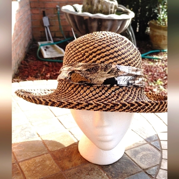 NEW CLASSY SUMMER BEACH HAT WITH SASH & BOW - Picture 9 of 14